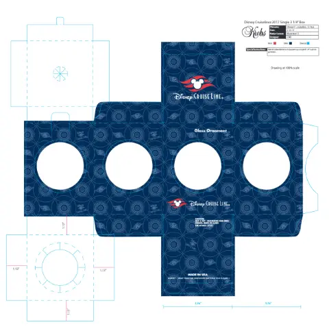 Disney Cruise packaging PDF reference.