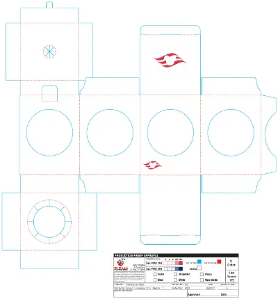 Disney Cruise packaging proof.