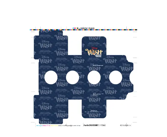 Disney Christmas box layout (structure reference).