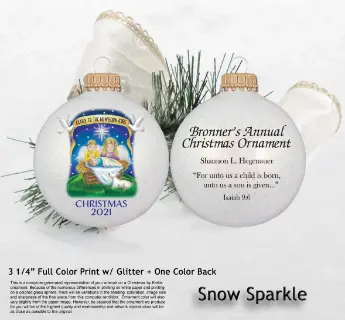Snow Sparkle 3.25 Bronner’s 2021.