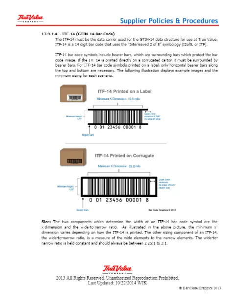 True Value Packaging
