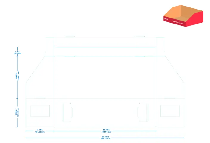 Glass multi-pack PDQ